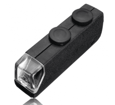 Мікроскоп кишеньковий (збільшення 60x-100x) зі світлодіодом + чохол / Pocket Micro