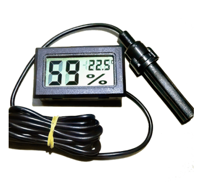Термометр + гігрометр компакт із виносним датчиком/щупом (1 шт.)